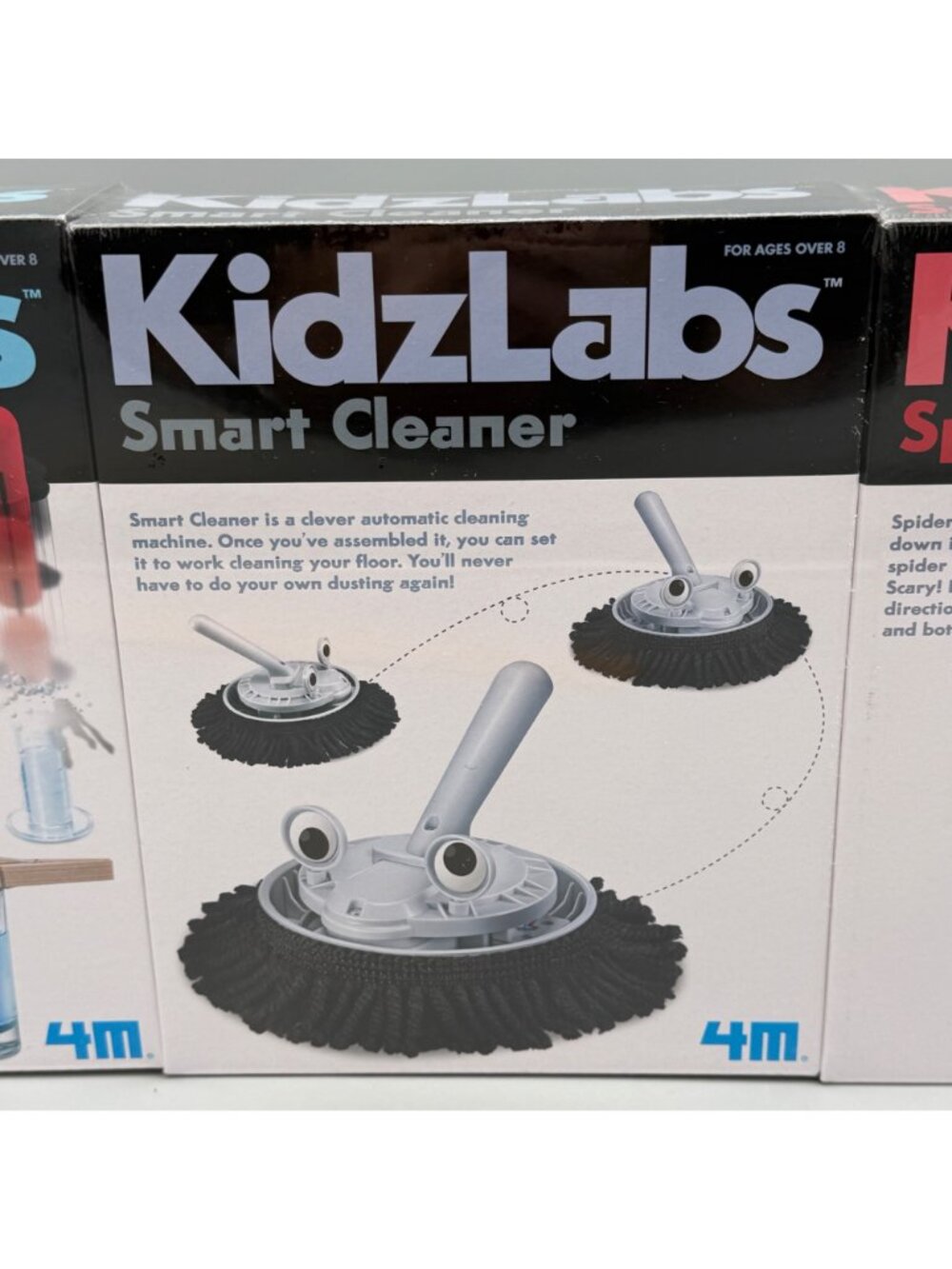 4M KidzLabs Set of 3 Kitchen Science, Smart Cleaner & Spider Robot Science Kits - Picture 4 of 7